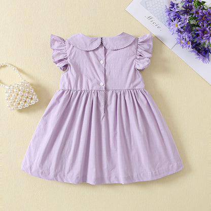 Lavender Bloom Smocked Dress
