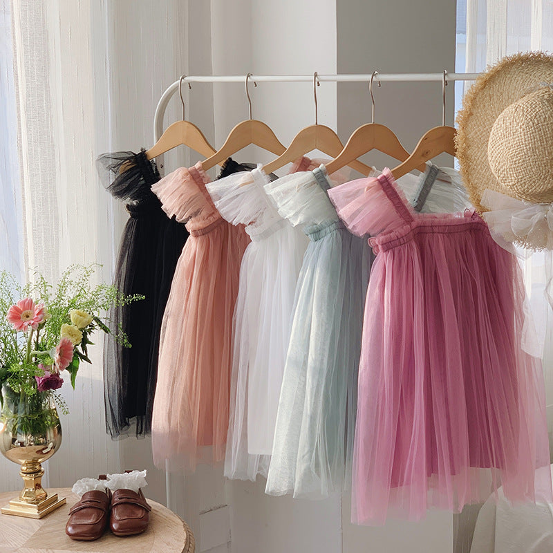 Whimsical Butterfly Tulle Dress