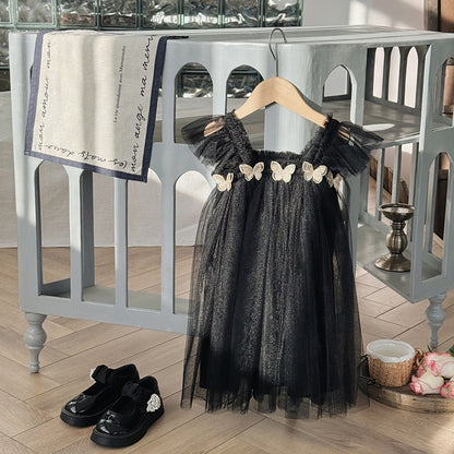 Whimsical Butterfly Tulle Dress