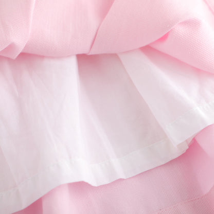 Blossom Pink Long Sleeve Smocked Dress