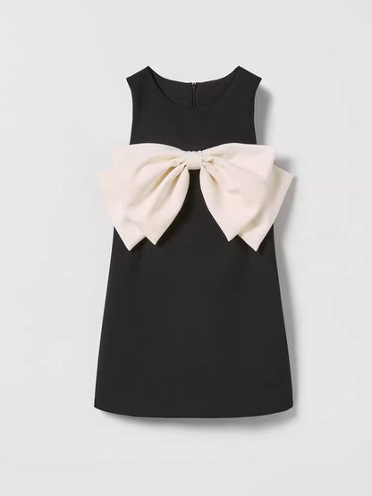 Midnight Bow Tulle Dress