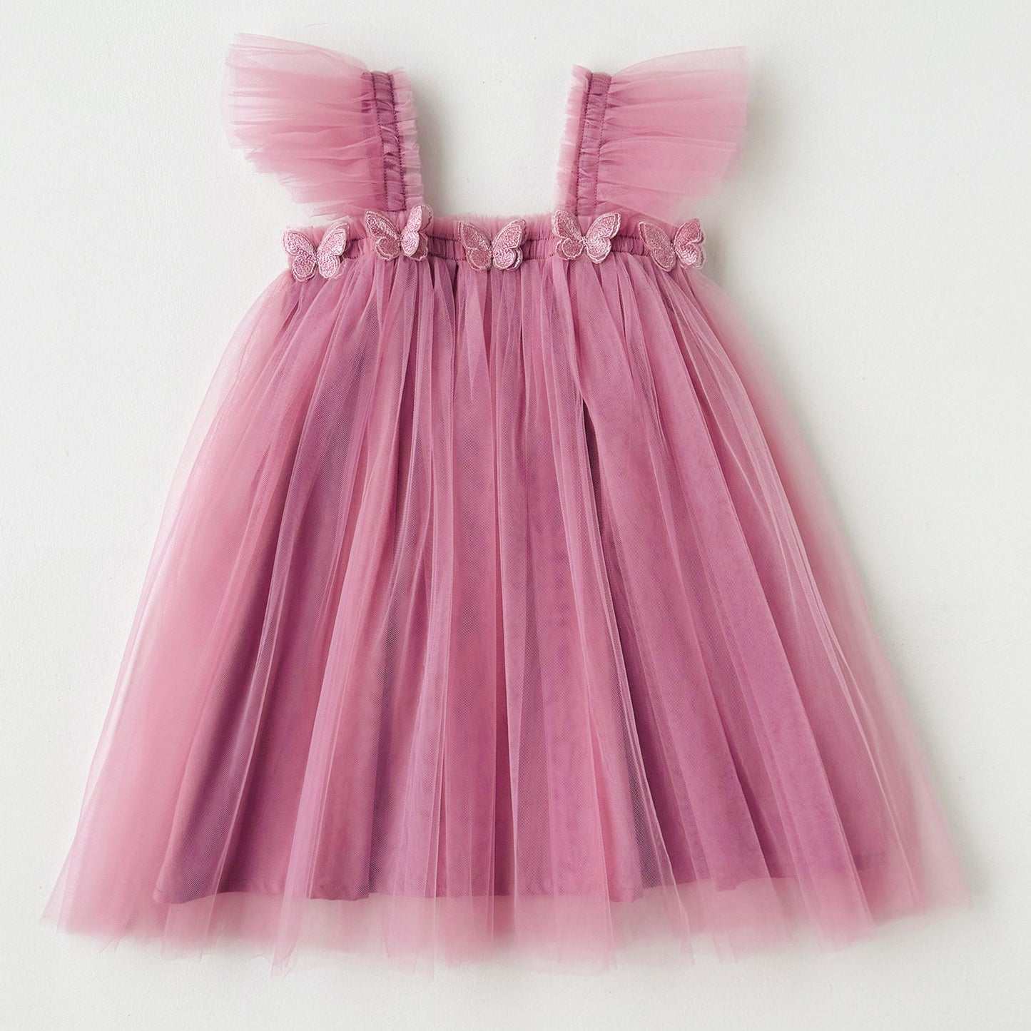 Whimsical Butterfly Tulle Dress
