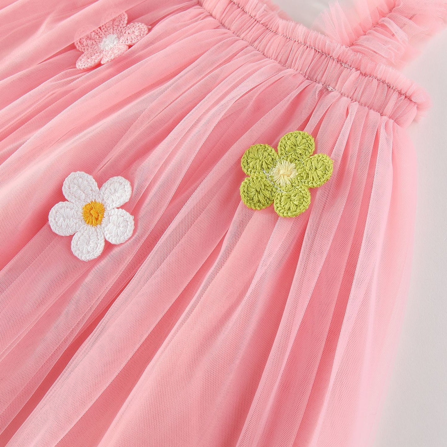 Floral Embellished Tulle Sundress