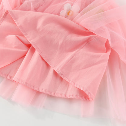 Floral Embellished Tulle Sundress