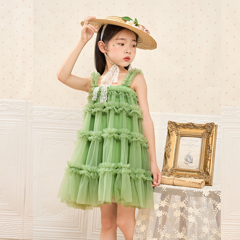 Layered Ruffle Tulle Sundress