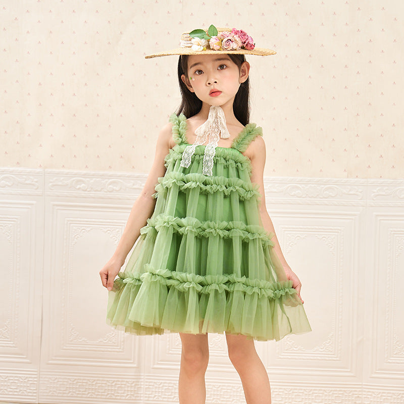 Layered Ruffle Tulle Sundress