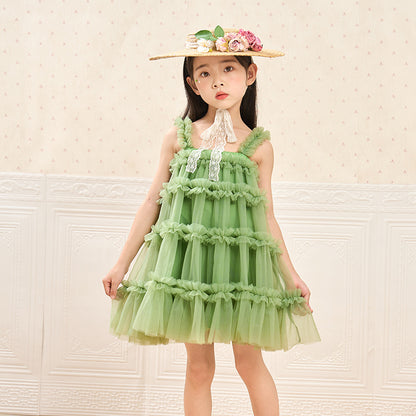 Layered Ruffle Tulle Sundress