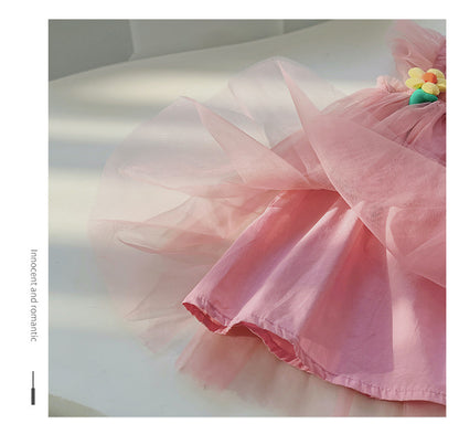 Floral Charm Baby Girl Tulle Dress