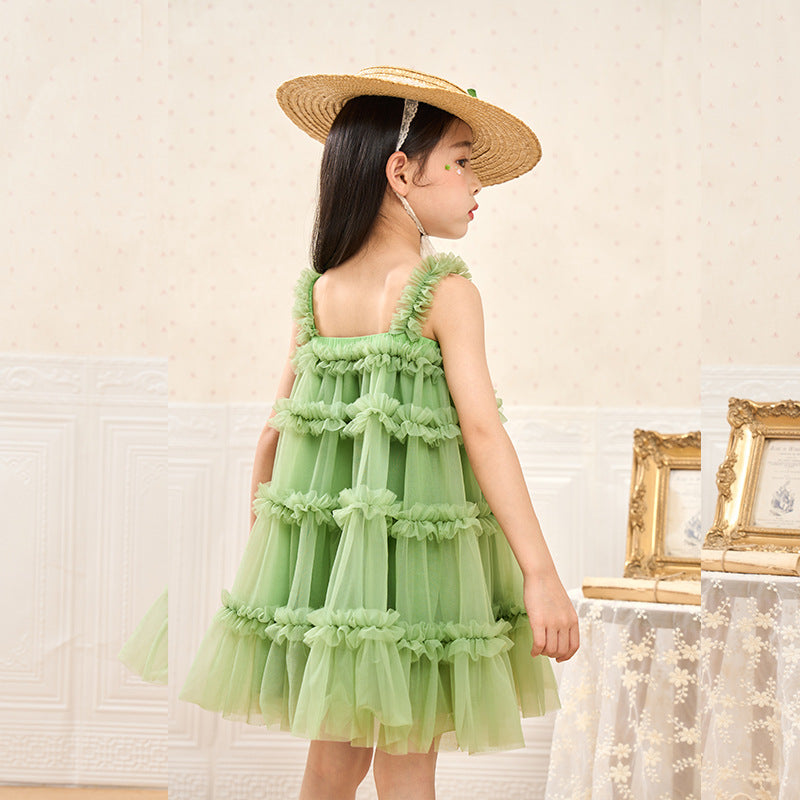 Layered Ruffle Tulle Sundress