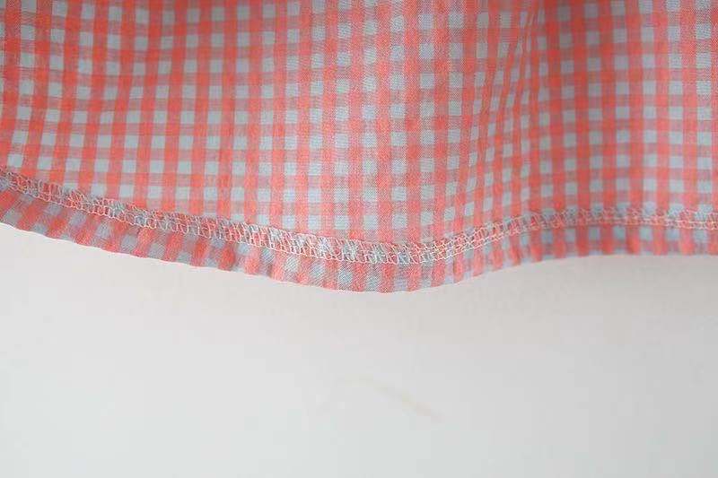 Sweetheart Gingham Dress with Bow Purse